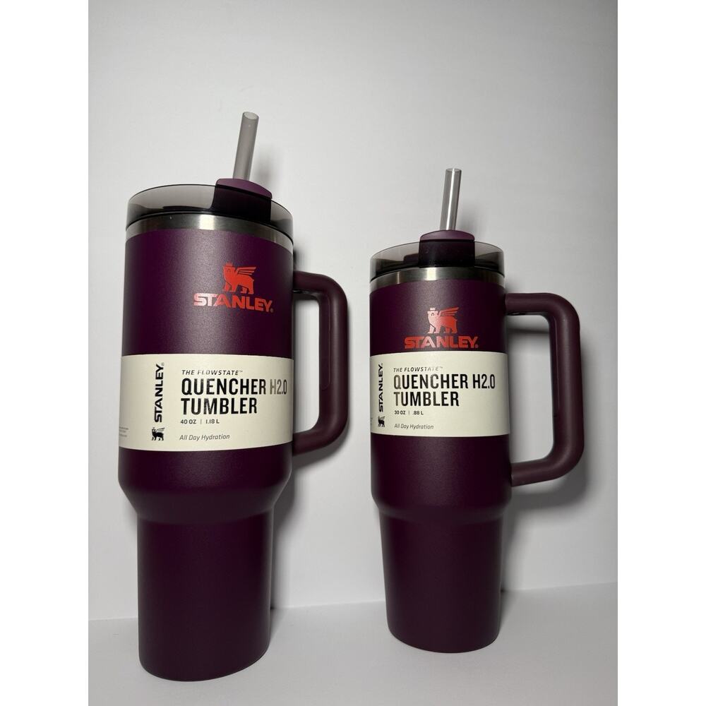 Stanley Limited Edition PLUM 40oz/30oz Quencher Tumbler Set BNWT | SOLD OUT